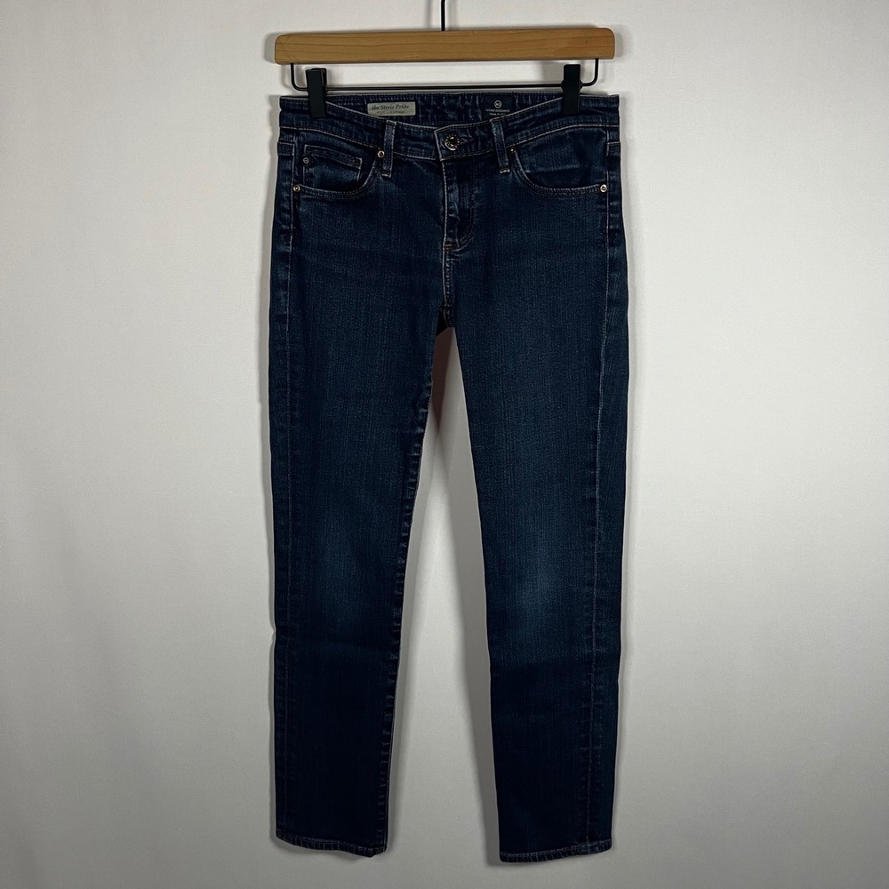 AG Adriano Goldschmied Pants Women 27P The Stevie Petite Slim Straight‎ Jeans